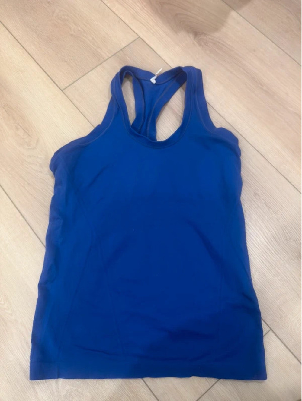 Lululemon Cobalt Blue Seamless Racerback Athletic Workout Tank Top